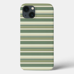Olive green stripes Case-Mate iPhone case