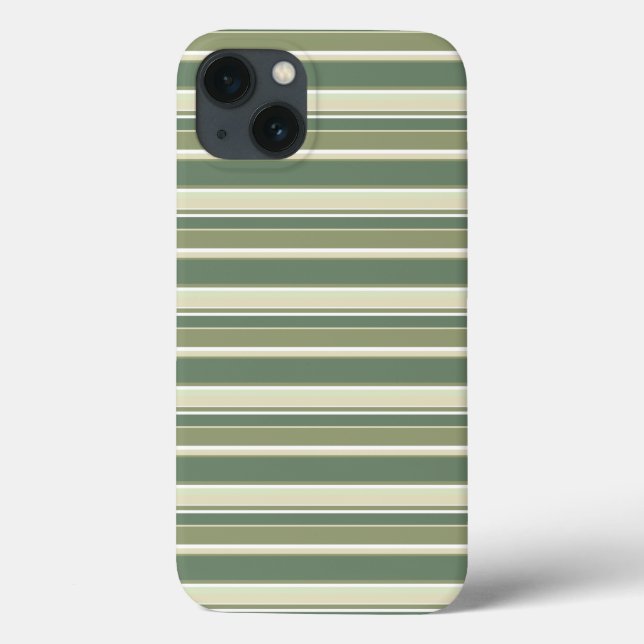 Olive green stripes Case-Mate iPhone case (Back)