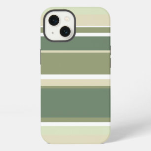 Olive green stripes Case-Mate iPhone case