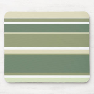 Olive green stripes mouse pad