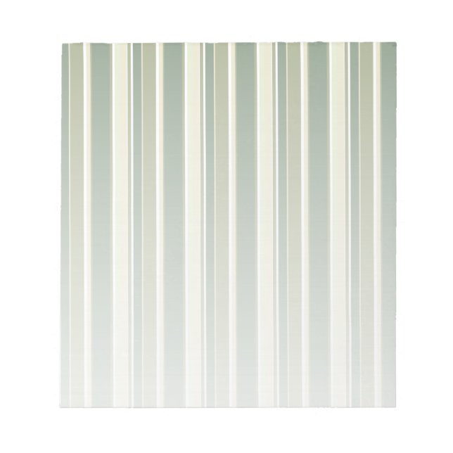 Olive green stripes notepad (Front)