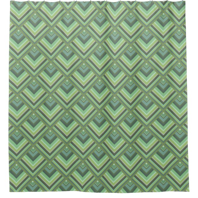 Olive green stripes scale pattern (Front)