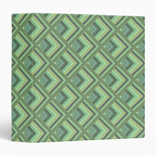 Olive green stripes scale pattern binder