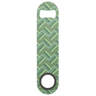 Olive green stripes weave bar key