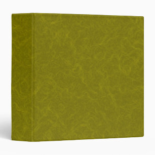 Olive green surface with subtle swirling pattern binder