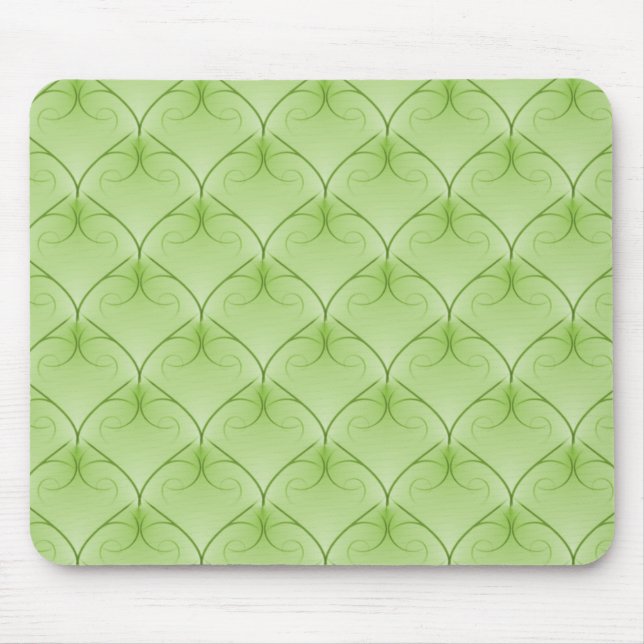 Olive Green Unparalleled Elegance Mousepad (Front)