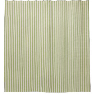 olive Green Vintage Ticking Stripe Farmhouse
