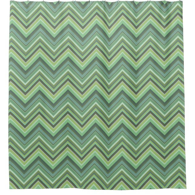 Olive green zigzag stripes (Front)