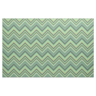 Olive green zigzag stripes fabric