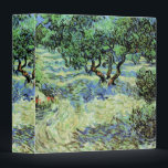 Olive Grove by Vincent van Gogh Binder<br><div class="desc">Olive Grove by Vincent van Gogh is a vintage fine art post impressionism nature painting. Van Gogh painted over a dozen landscapes of olive trees while living in the south of France. An orchard filled with fruit trees on a farm in the summer season. About the artist: Vincent Willem van...</div>