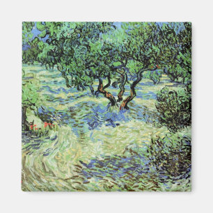 Olive Grove by Vincent van Gogh Magnet