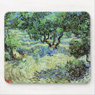 Olive Grove by Vincent van Gogh Mouse Pad