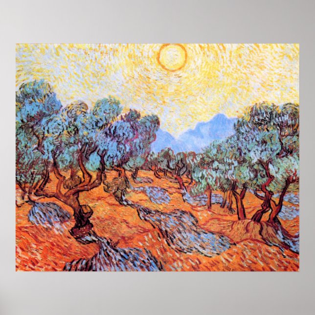 Olive Grove  by Vincent van Gogh Poster (Front)