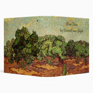 Olive Grove, Pale Blue Sky by Vincent van Gogh Binder