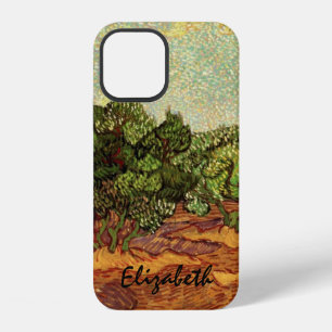 Olive Grove, Pale Blue Sky by Vincent van Gogh iPhone 12 Case