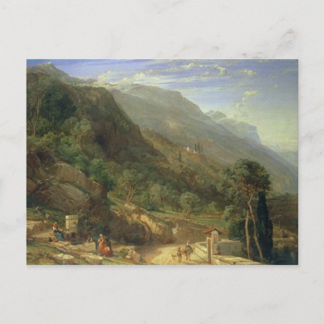 Olive Groves at Varenna, Lake Como, Italy, 1861 (o Postcard (Front)