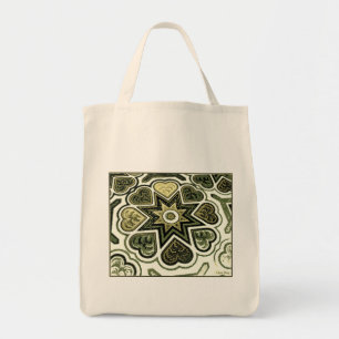 Olive Hearts Canvas Sac fourre-tout d'épicerie