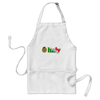 Olive (I Love) Italy Standard Apron
