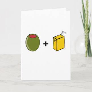 Olive Juice I Love You Card