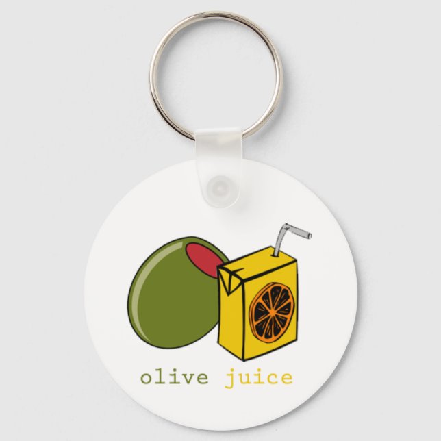 Olive Juice Keychain (Front)