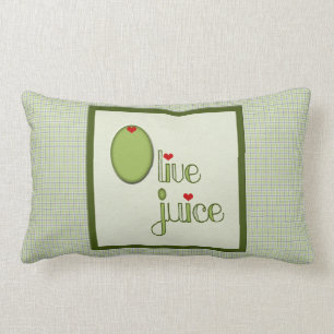Olive Juice Lumbar Pillow