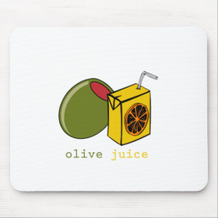 Olive Juice Mouse Pad