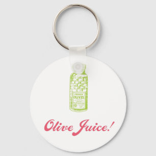 Olive Juice Valentine's Day Keyring