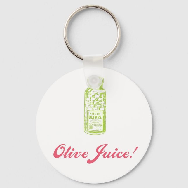 Olive Juice Valentine's Day Keyring (Front)