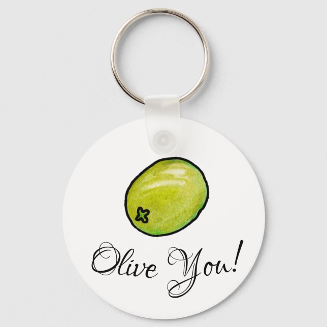 Olive Keychain (Front)