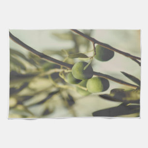 Olive kitchen towel