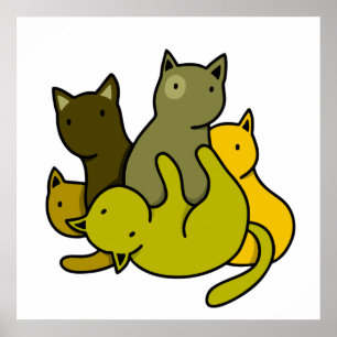 Olive kittens poster