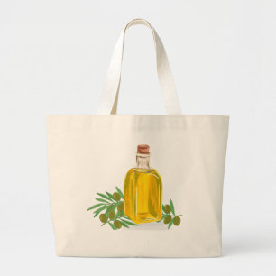 Olive Large Tote Bag