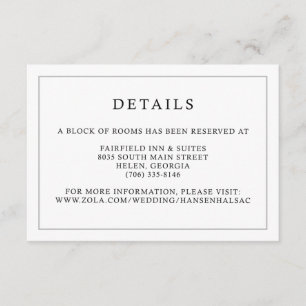 Olive Leaves Monogram Crest Details Card