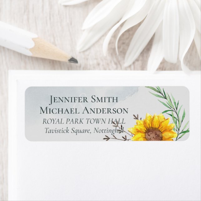 Olive Leaves Sunflowers Rustic Wedding (Insitu)