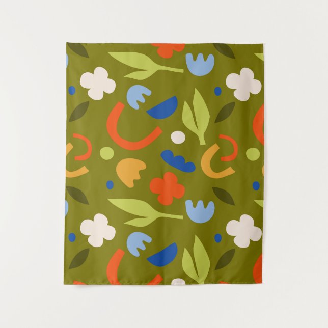 Olive Meadow Tapestry (Front)