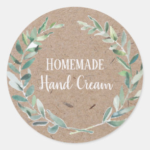 Olive Oil Bottle Rustic Vintage Wreath Craft Label