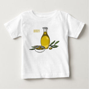Olive oil cartoon illustration baby T-Shirt