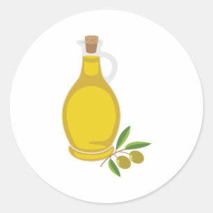 Olive Oil Classic Round Sticker
