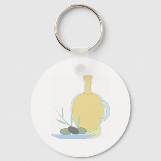 Olive Oil Keychain (Front)