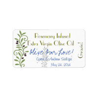 Olive Oil Label Sticker