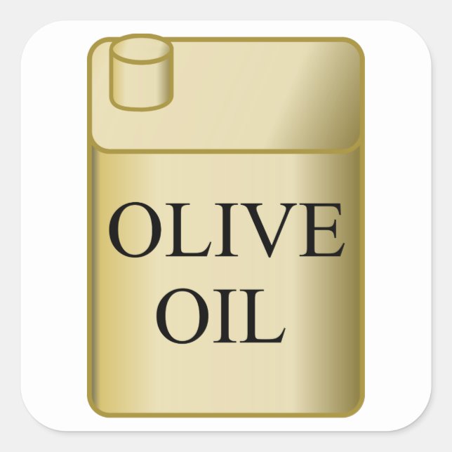 Olive Oil Square Sticker (Front)