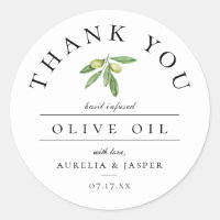 Olive Oil Thank You Favour