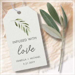Olive Oil Wedding Favour Gift Tags