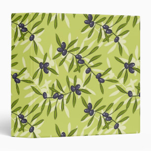 Olive Pattern Binder