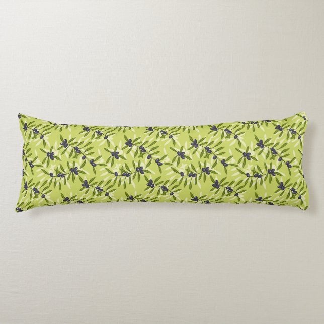 Olive Pattern Body Pillow (Front)