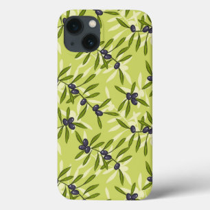 Olive Pattern iPhone 13 Case