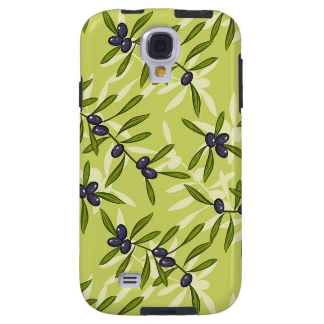 Olive Pattern Case-Mate Samsung Galaxy Case (Back)