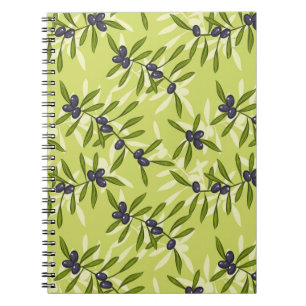 Olive Pattern Notebook