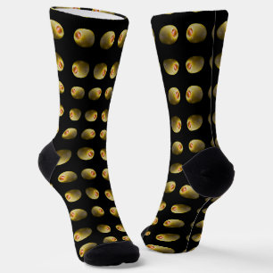 Olive Pattern Socks