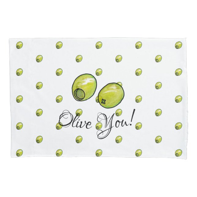 Olive Pillowcase (Front)